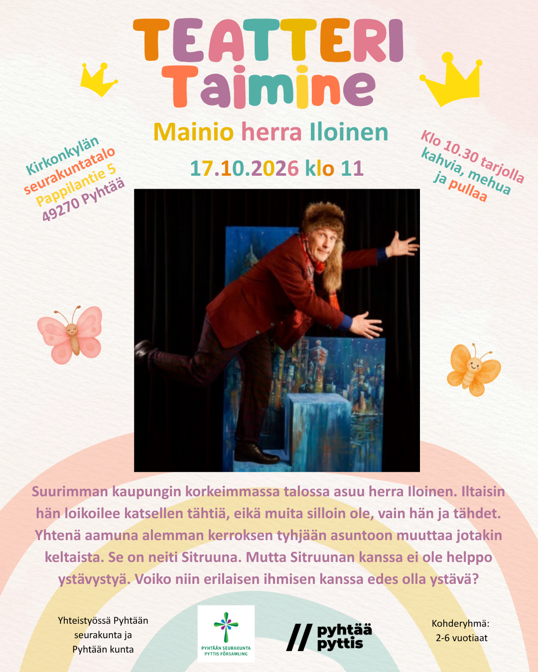 mainio herra iloinen