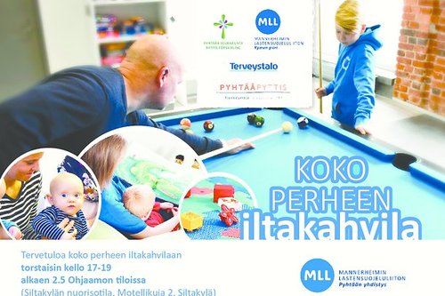 Koko perheen iltakahvila